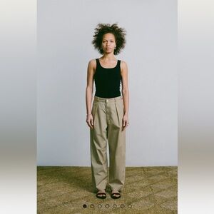 Ozma of California Poplin Field Pant, Organic Poplin, Khaki, XS